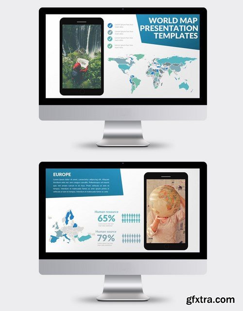 Maps Powerpoint and Keynote Templates