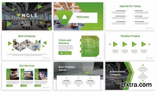 Angle - Elevator Pitch Powerpoint Template