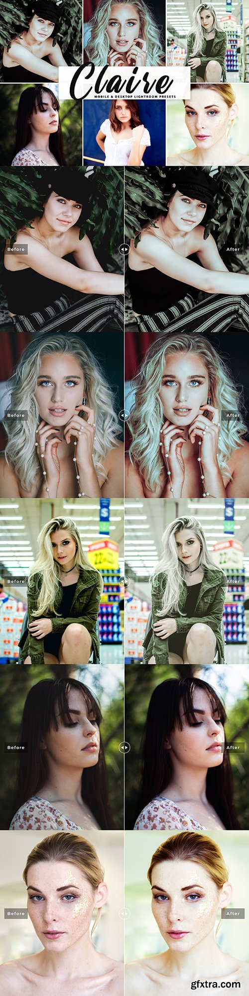 CreativeMarket - Claire Pro Lightroom Presets 4242097