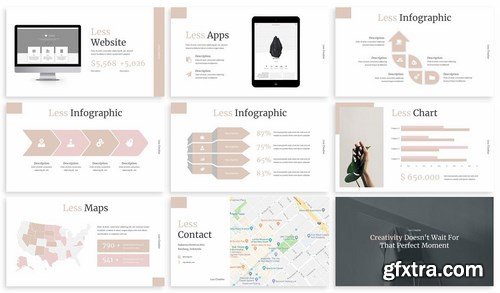 Less - Minimal Design Powerpoint Template