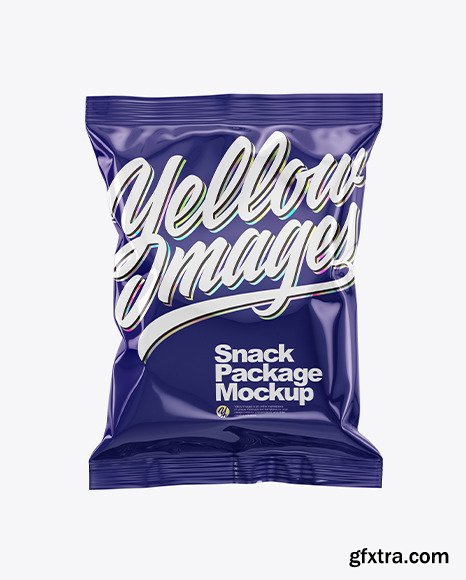 Glossy Snack Package Mockup 50510