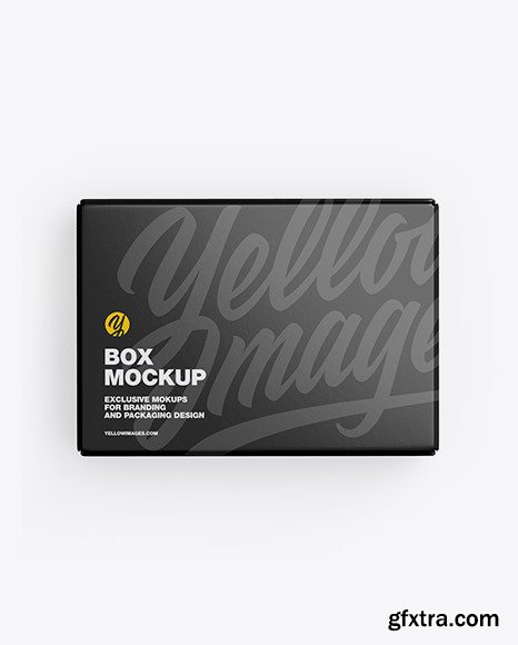 Glossy Paper Box Mockup 50359