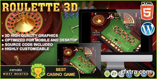 CodeCanyon - 3D Roulette - HTML5 Casino Game (Update: 1 June 18) - 8315639