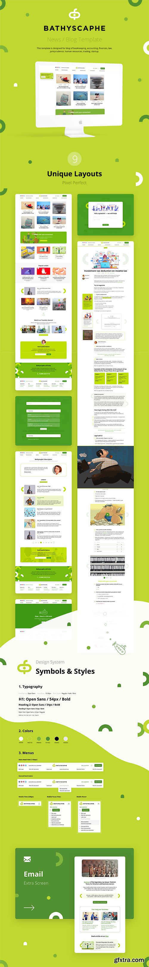 BATHYSCAPHE - Publishing/News/Blog Template