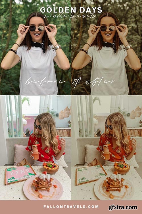 CreativeMarket - Golden Days Mobile Presets 4079732