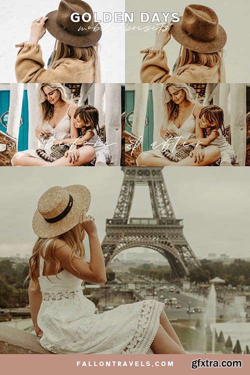 CreativeMarket - Golden Days Mobile Presets 4079732