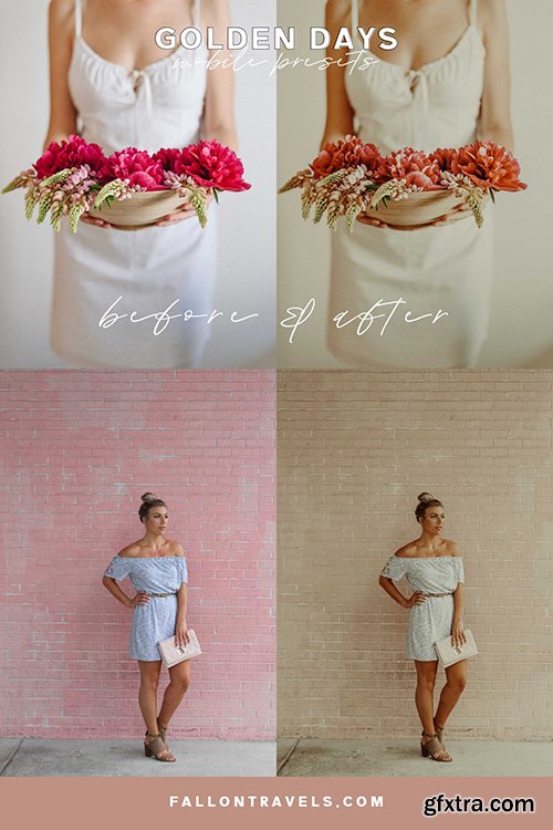 CreativeMarket - Golden Days Mobile Presets 4079732