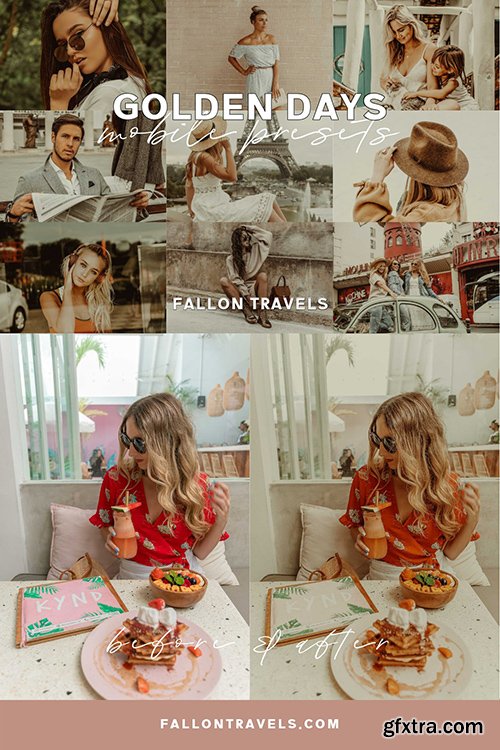 CreativeMarket - Golden Days Mobile Presets 4079732