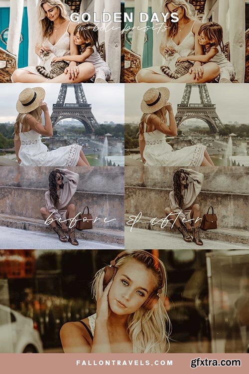 CreativeMarket - Golden Days Mobile Presets 4079732