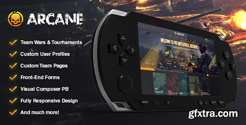 ThemeForest - Arcane v2.6.4 - The Gaming Community Theme - 17400106