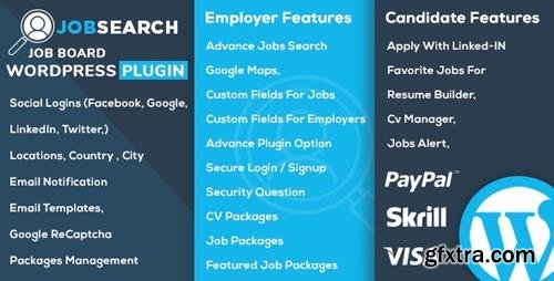 CodeCanyon - JobSearch v1.3.9 - WP Job Board WordPress Plugin - 21066856