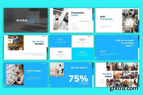 Workline - Company Powerpoint Google Slides and Keynote Templates