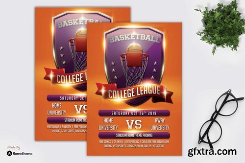 Basketball Flyer Template vol.03