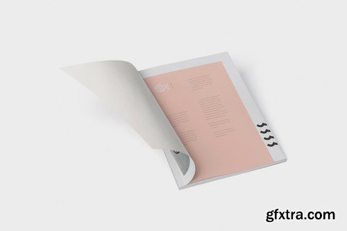 Magazine Mockup - A4 210x297 mm Size