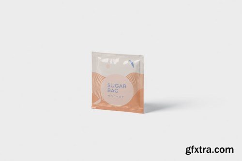 Salt OR Sugar Bag Mockup - Square Shaped