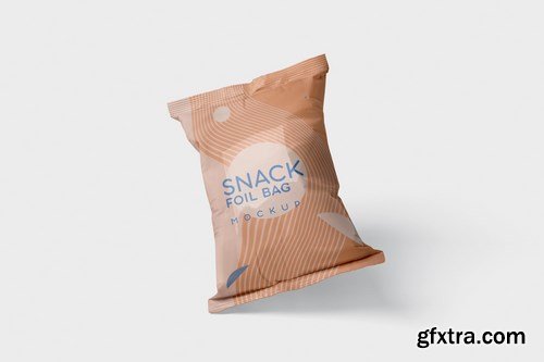 Snack Foil Bag Mockup - Plastic