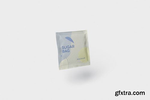 Salt OR Sugar Bag Mockup - Square Shaped