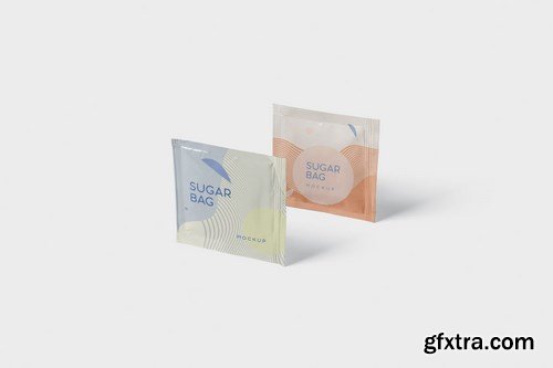 Salt OR Sugar Bag Mockup - Square Shaped