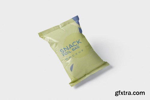 Snack Foil Bag Mockup - Plastic