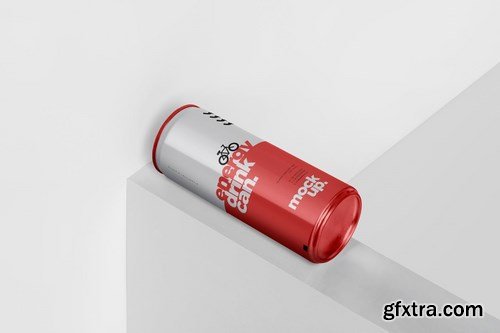 Energy Drink Can Mock-Up - 250 ml