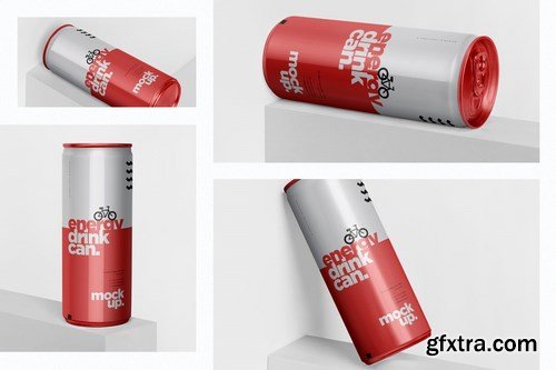 Energy Drink Can Mock-Up - 250 ml