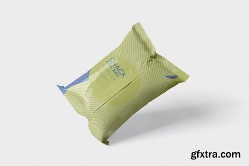 Snack Foil Bag Mockup - Plastic