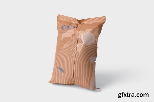 Snack Foil Bag Mockup - Plastic