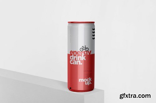 Energy Drink Can Mock-Up - 250 ml