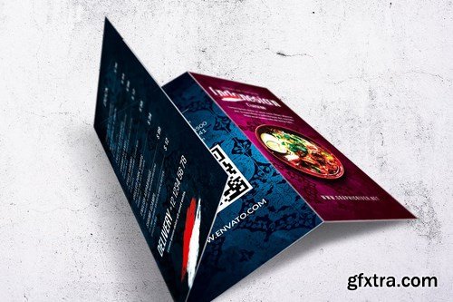 Indonesian Cuisine Trifold Menu