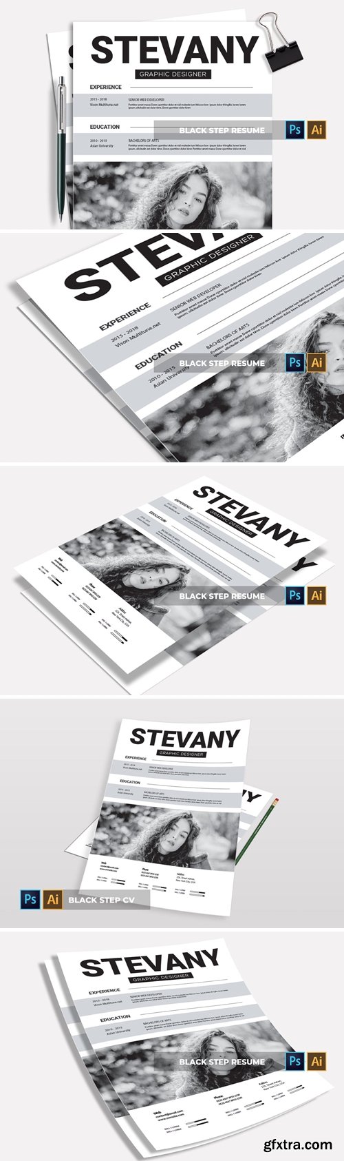 black step | CV & Resume