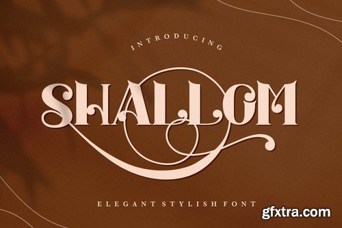 Shallom - Elegant Stylish Serif Font