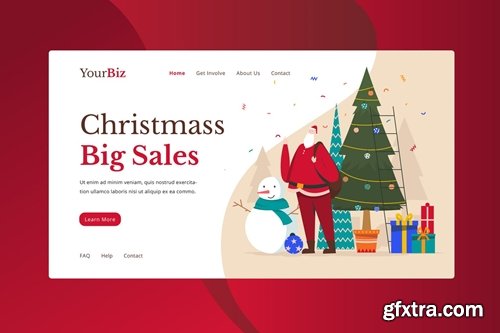 Christmas Sale Landing Page