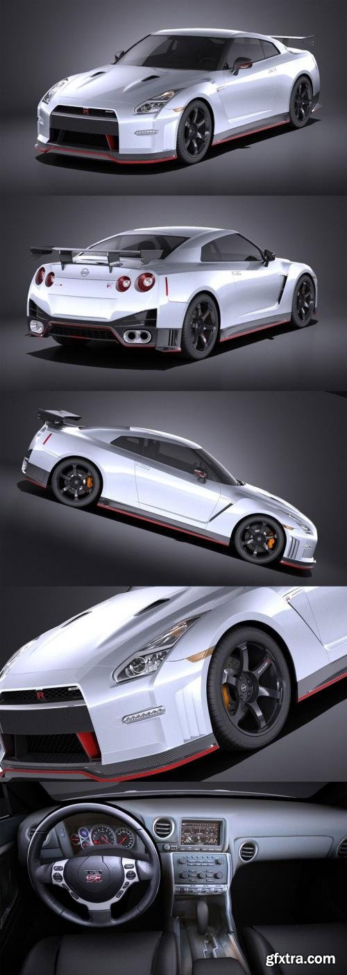 Nissan GT-R Nismo 2015 3D Model