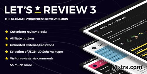 CodeCanyon - Let's Review v3.0.4 - WordPress Plugin With Affiliate Options - 15956777