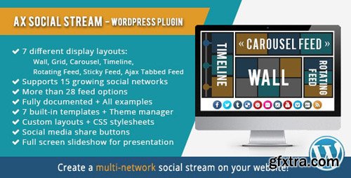 CodeCanyon - AX Social Stream v3.7.1 - 10458271