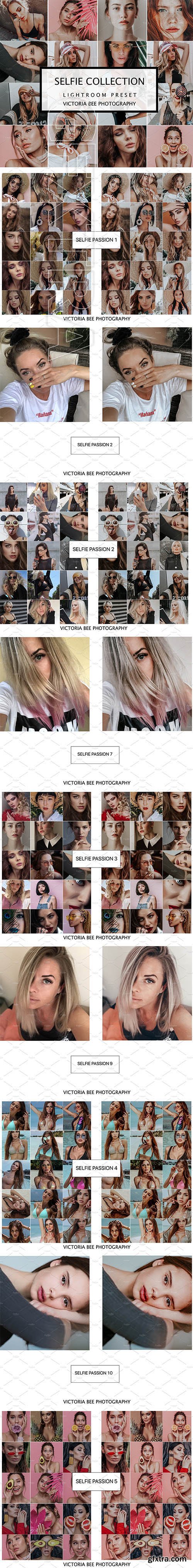 CreativeMarket - 10 LIGHTROOM MOBILE PRESET SELFIE 4191089