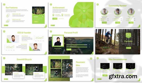 Maunten - Bike Powerpoint Template