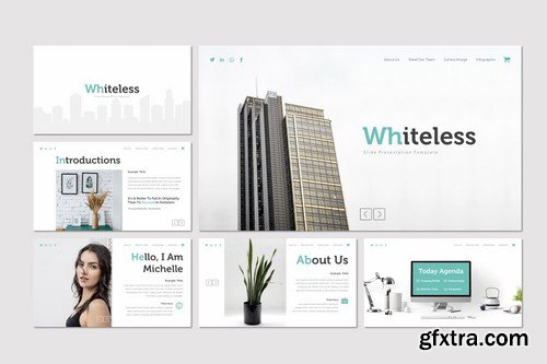 Whiteless - Powerpoint Google Slides and Keynote Templates