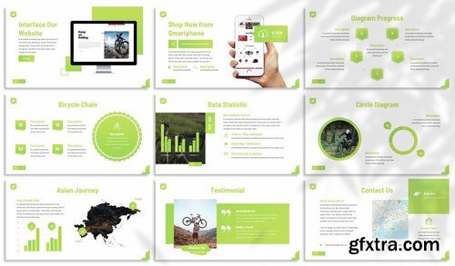 Maunten - Bike Powerpoint Template