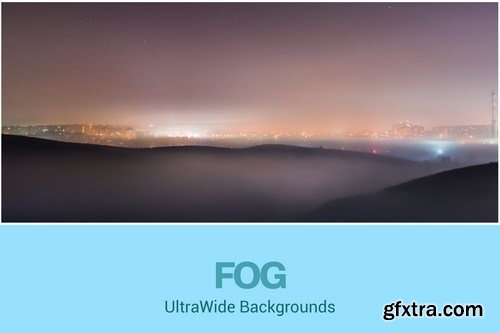 UltraWide City and Fog Backgrounds