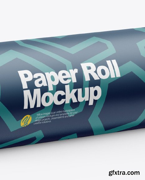 Matte Paper Roll Mockup 50593