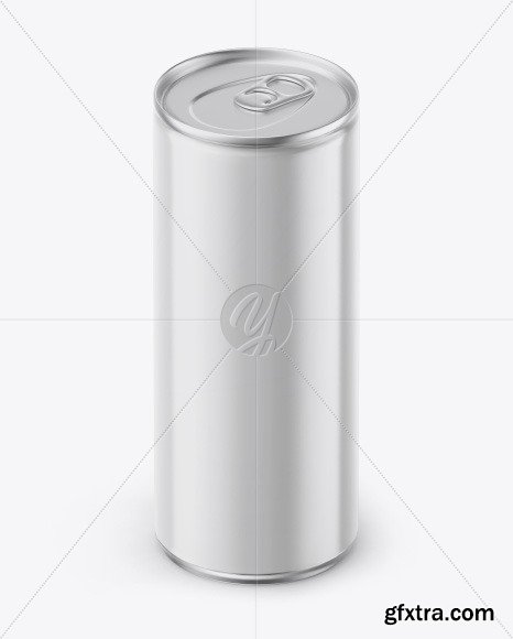 Metallic Can w/ Glossy Finish Mockup 50543