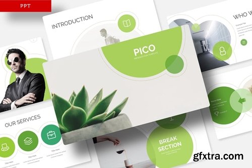 Pico Powerpoint, Keynote and Google Slides Templates