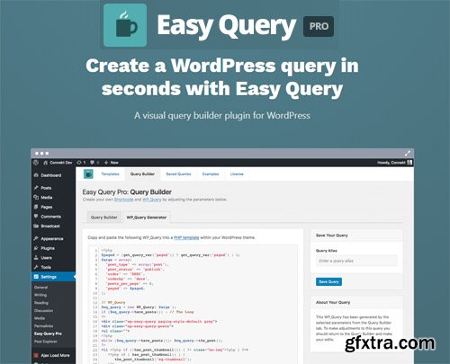 Easy Query Pro v2.2 -  Visual Query Builder Plugin For WordPress