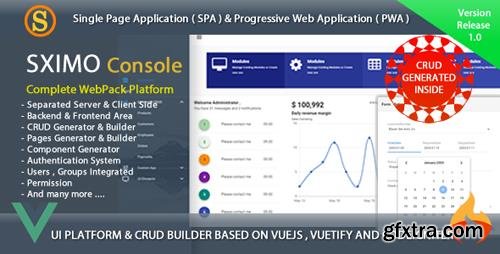 CodeCanyon - Web and Mobile Development Tools - Sximo Console v1.1 - 22977261