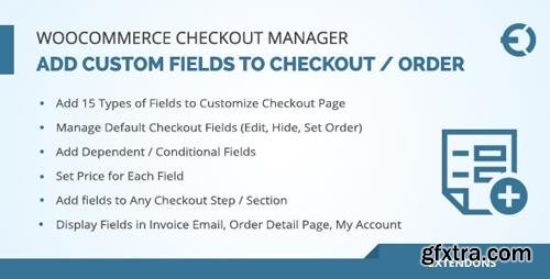 CodeCanyon - WooCommerce Checkout Fields Manager v1.1.0 - Custom Checkout Fields Plugin - 22514305