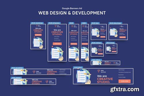 Web Design & Development Services Banners Ad