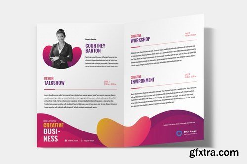 Bifold Brochure Template - Creative Event