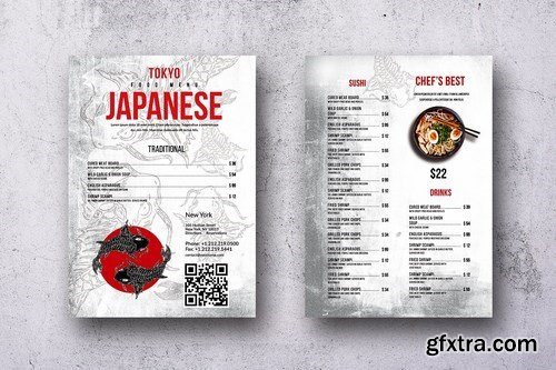 Japanese Food Menu Bundle