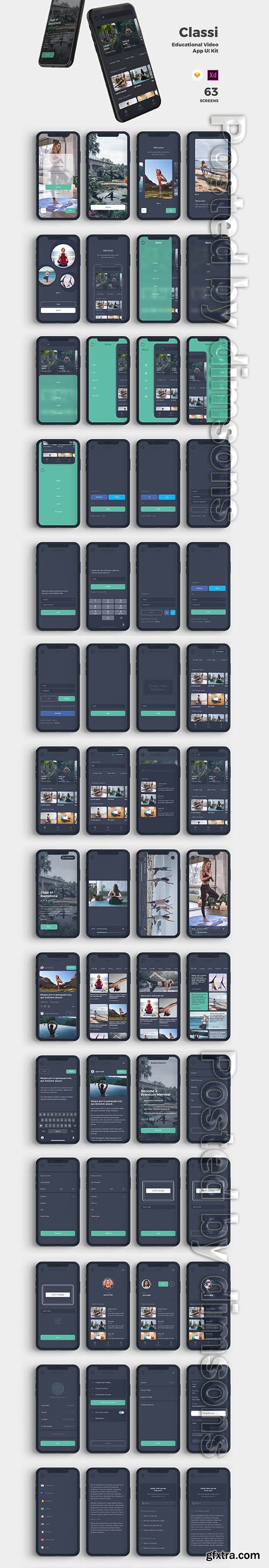 Classi Educational Video App UI Kit